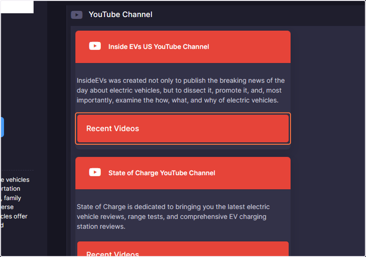 Click on Recent Videos