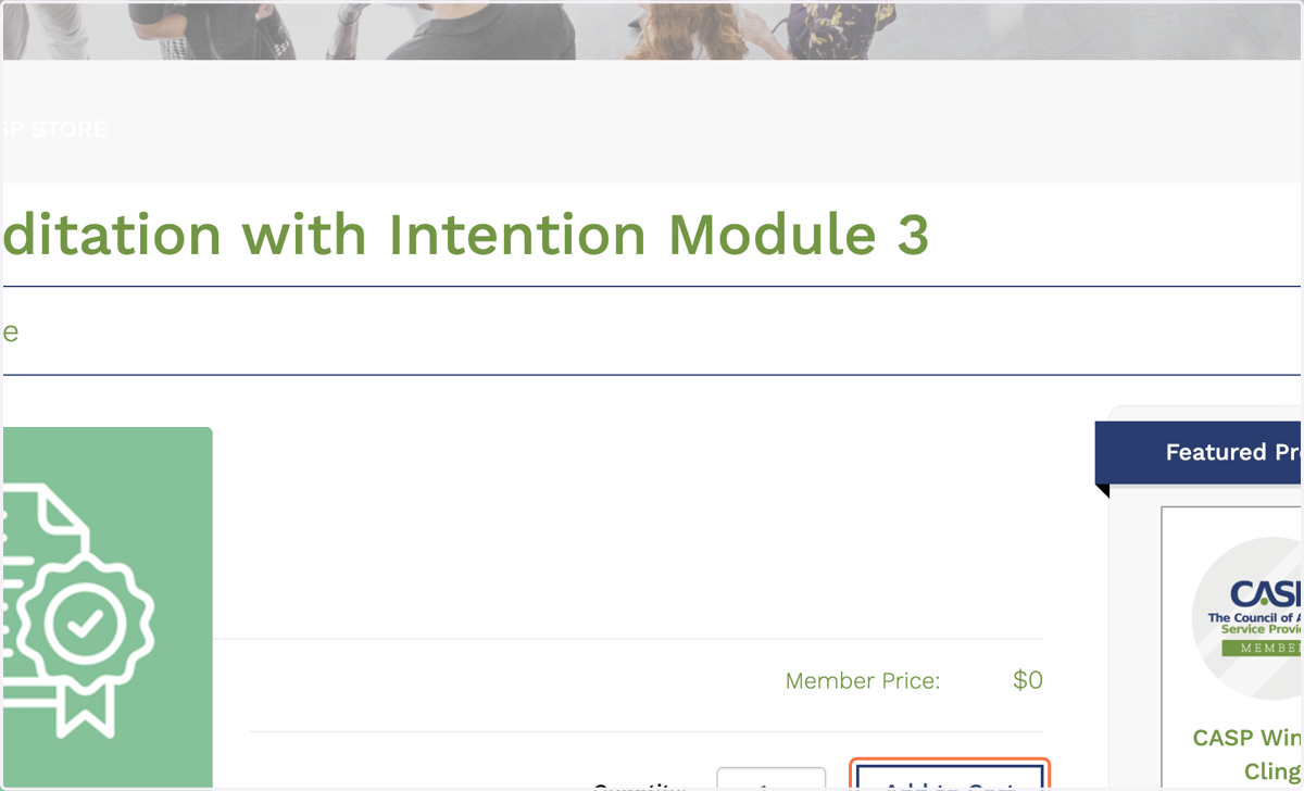 Proceed to checkout by clicking "add to cart"