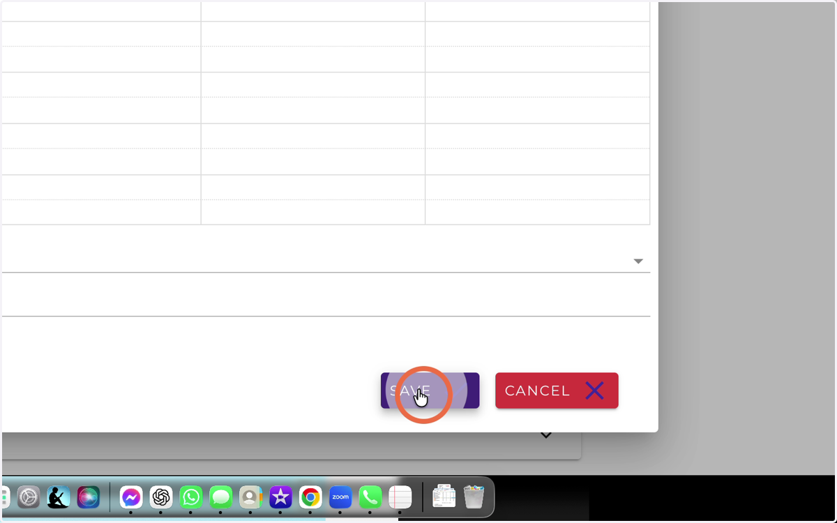 Click Save