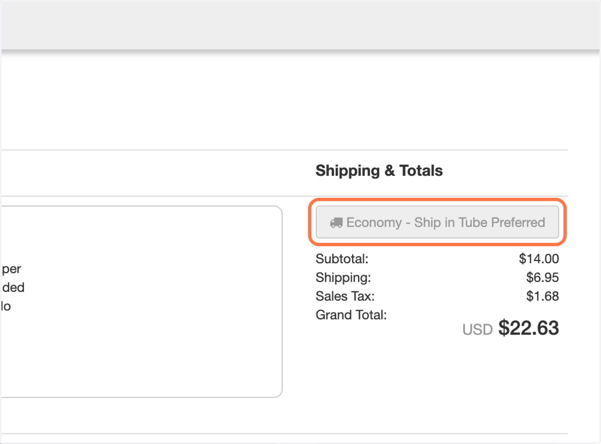 Optional - Change Shipping Method