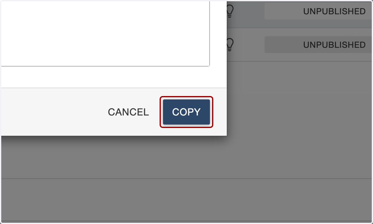 Click on Copy...