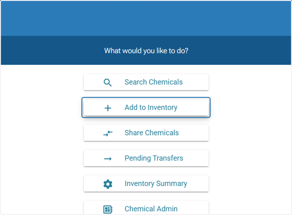 Click on 'Add to Inventory'