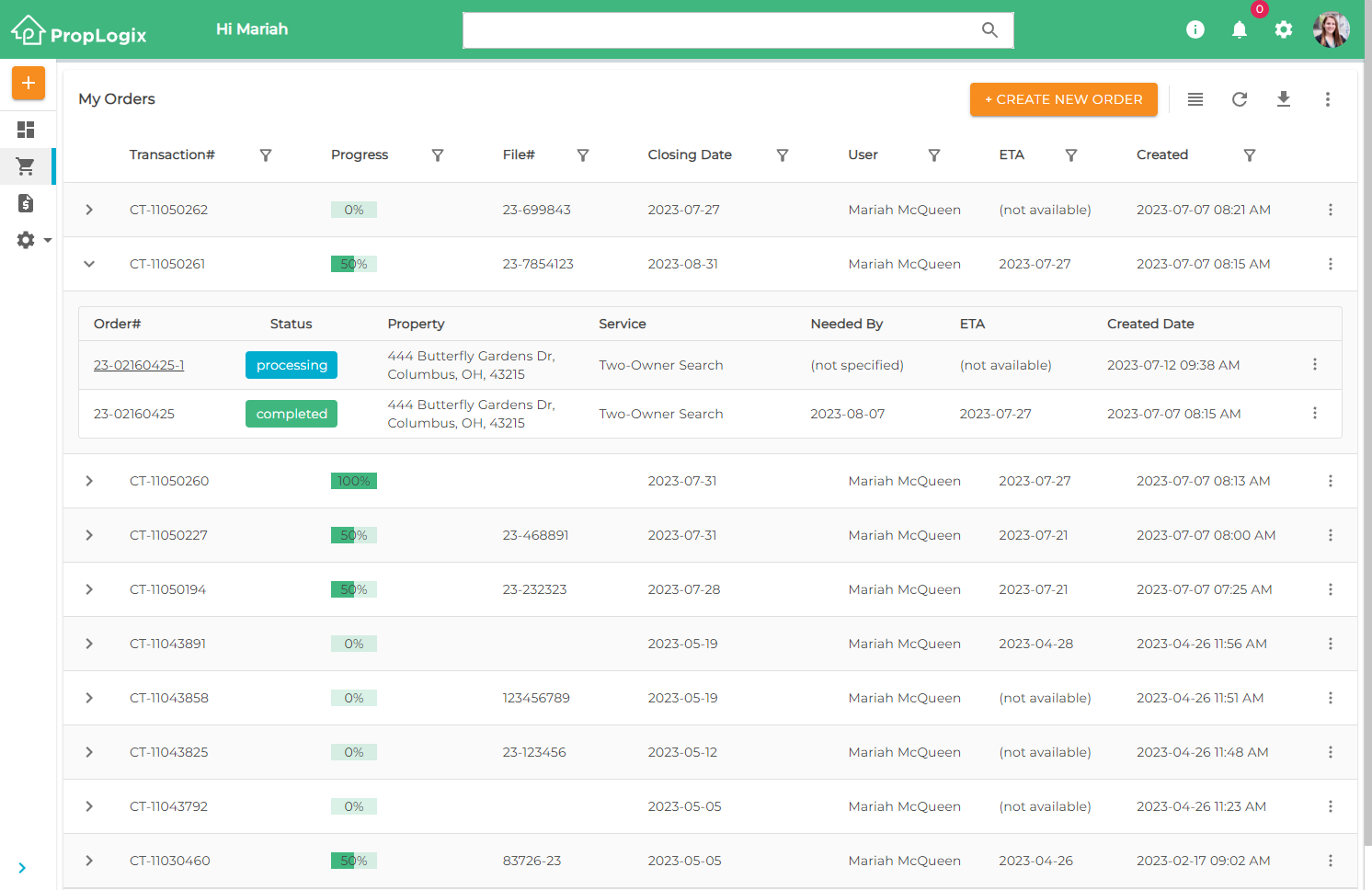 How do I add a new buyer name to my update order? - PropLogix