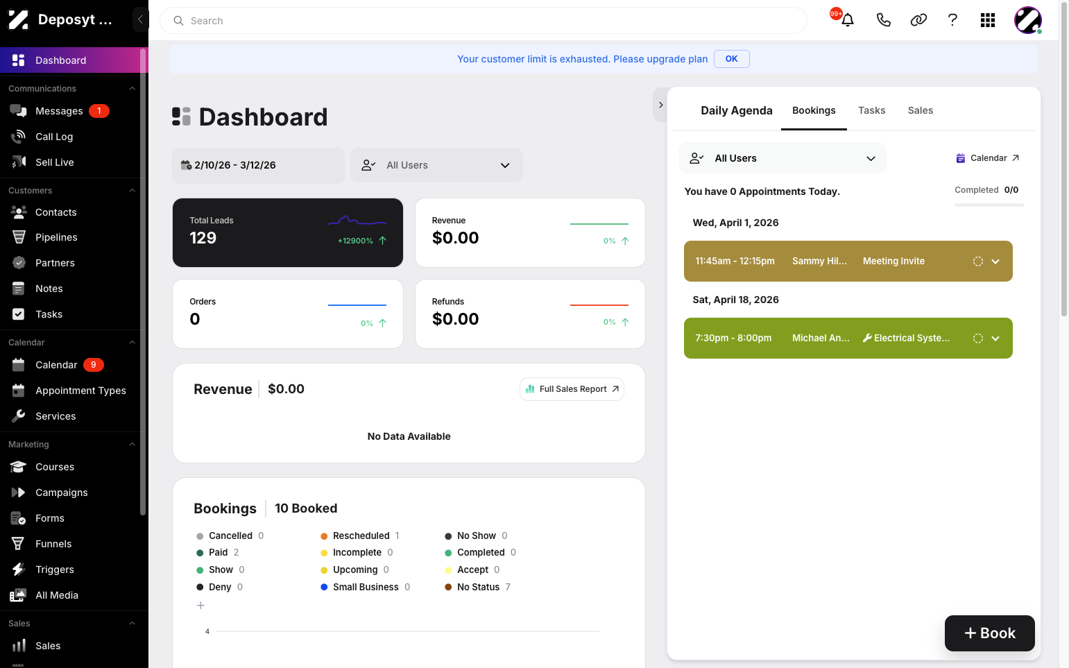 Step 1: On your Dashboard, navigate to the All Media tab under the Marketing section.