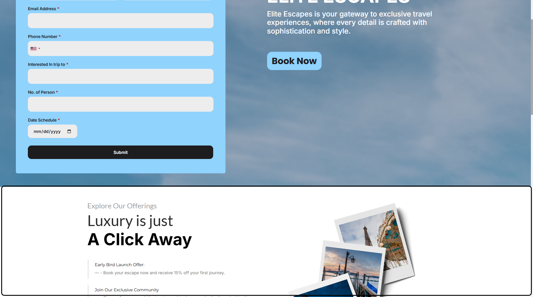 Step 4: It will take you to a new page where you can view the selected funnel's first step.