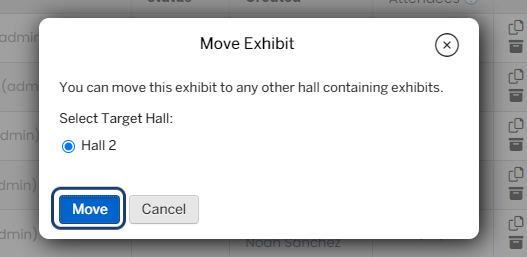 Move an Exhibit Booth to a Different Hall | Engagez