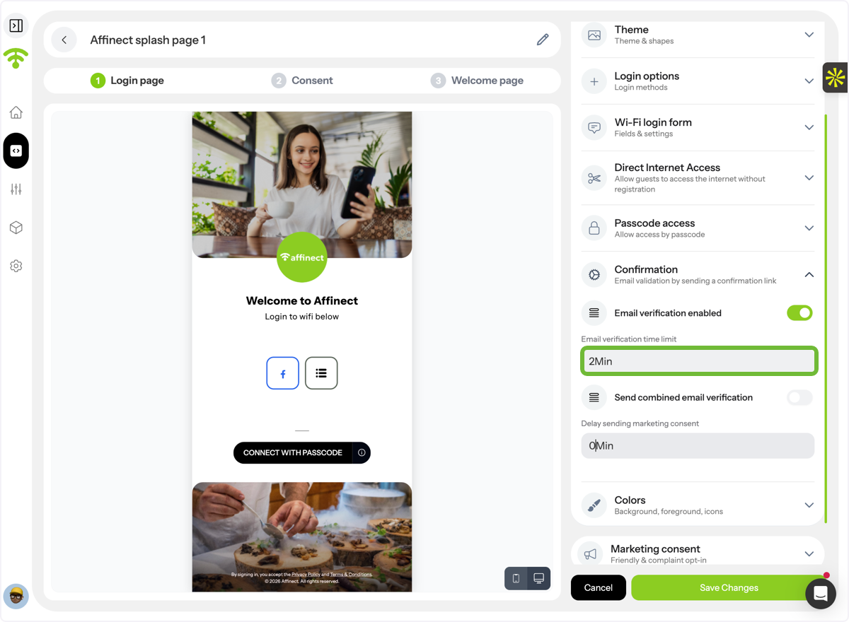 Enable Email Verification