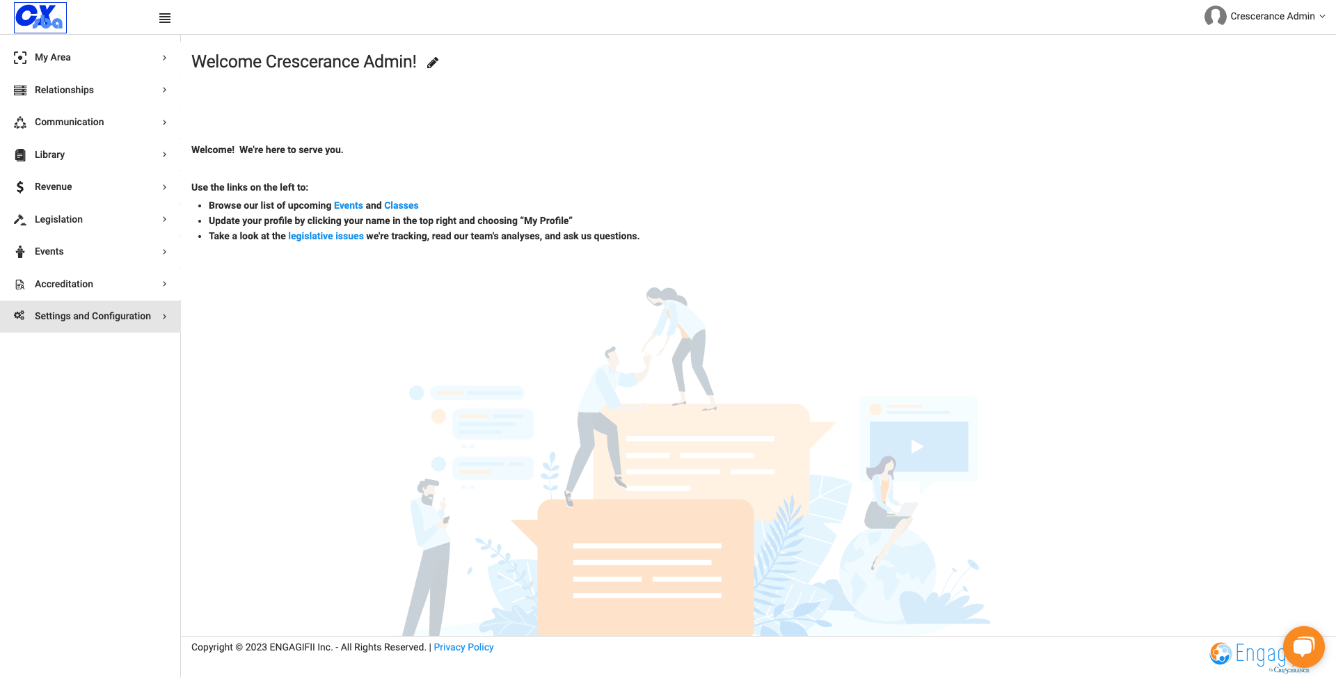 Click on Settings and Configuration