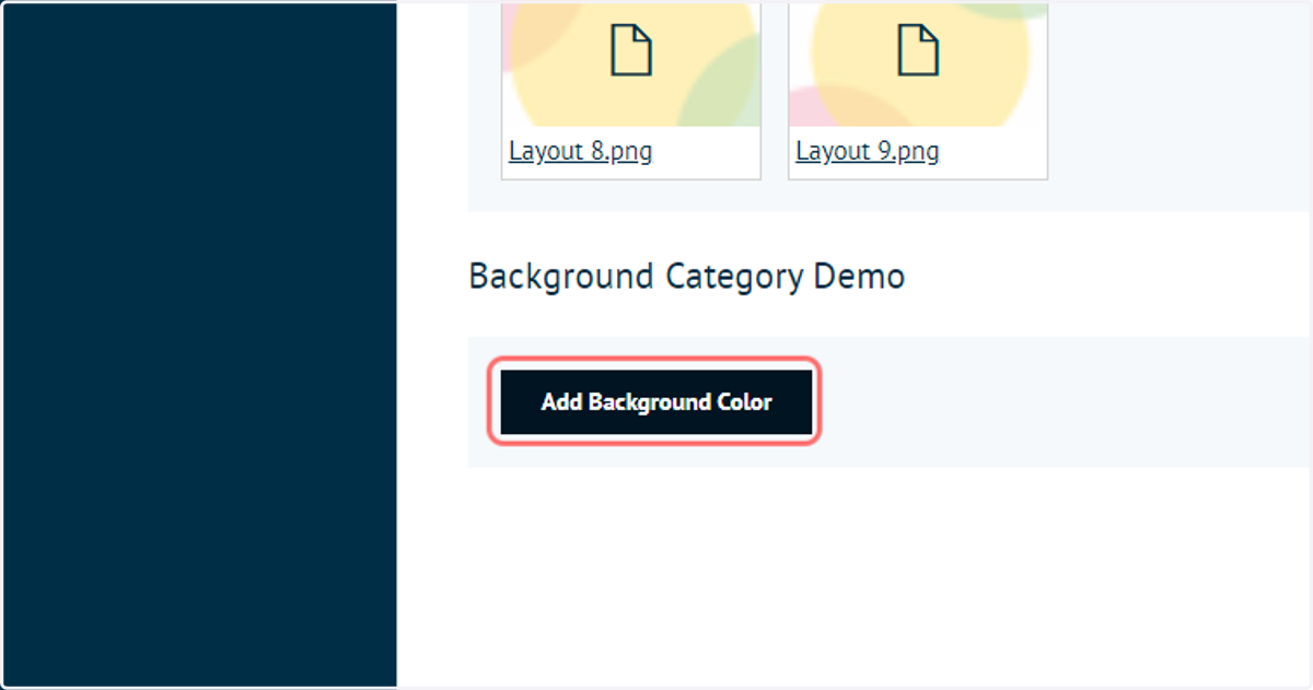 Click on Add Background Color