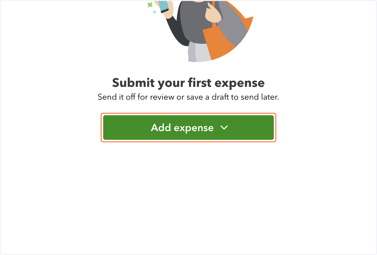 Click on Add expense