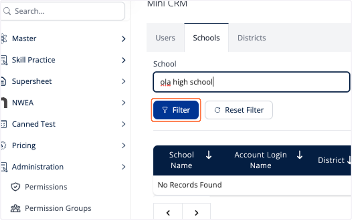 Select Filter