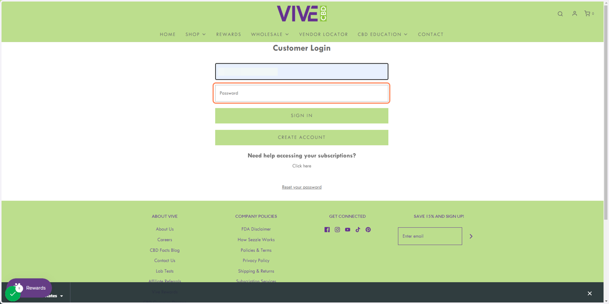 Enter your User Name
