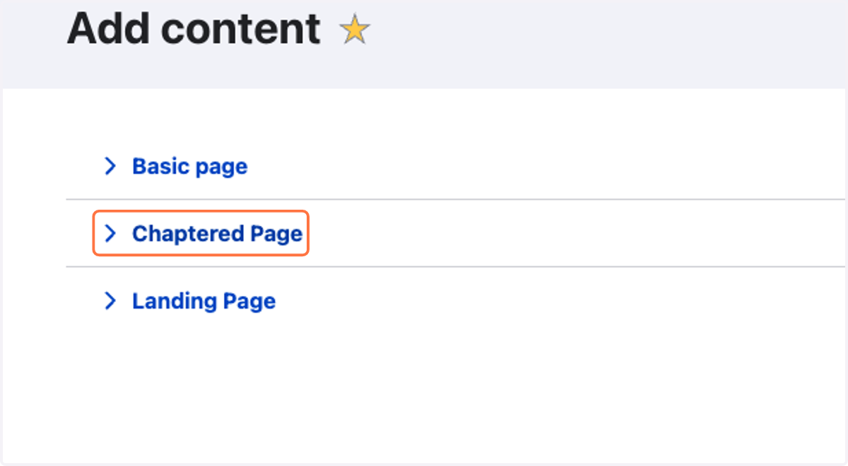 Click on Chaptered Page