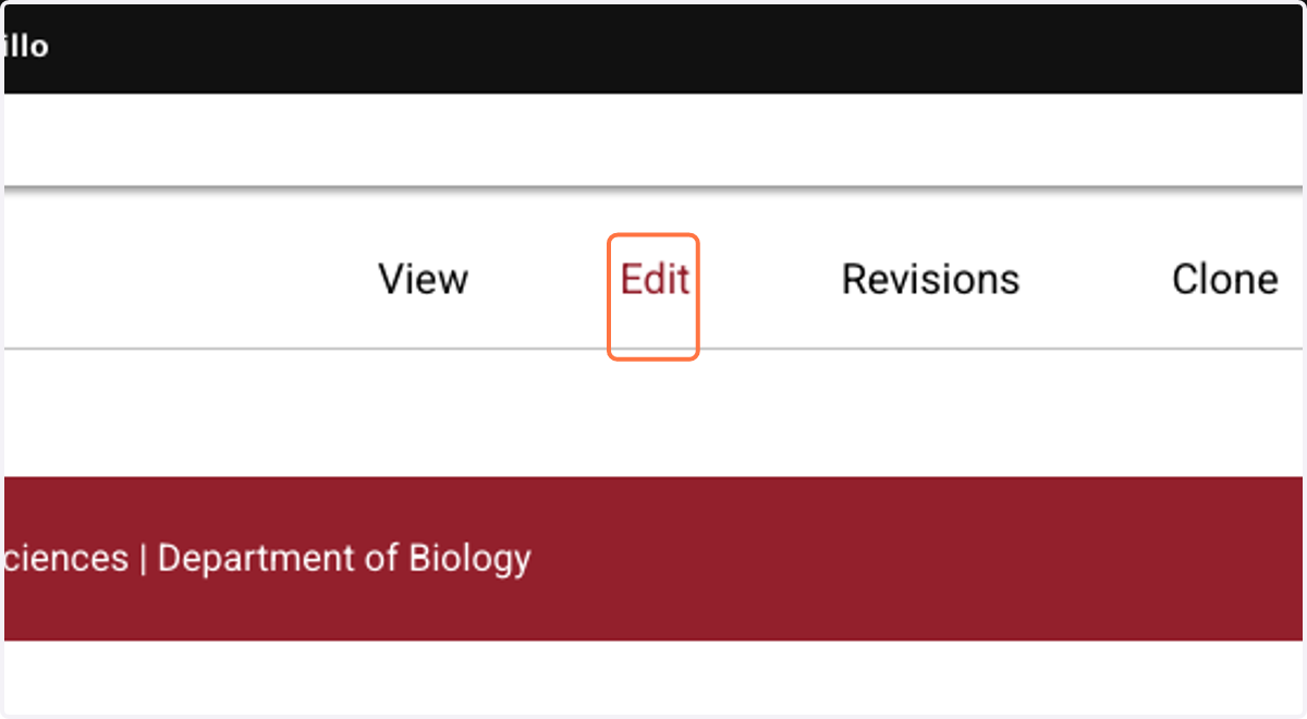 Let's add a chapter. Click on Edit