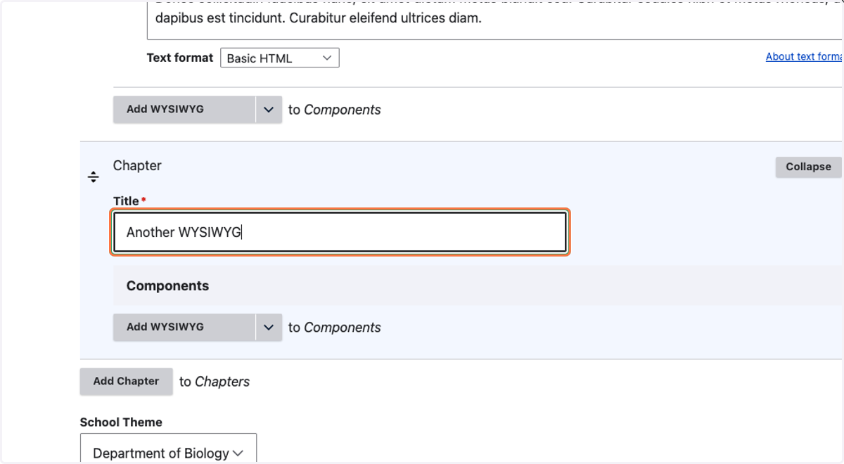 Type the chapter title