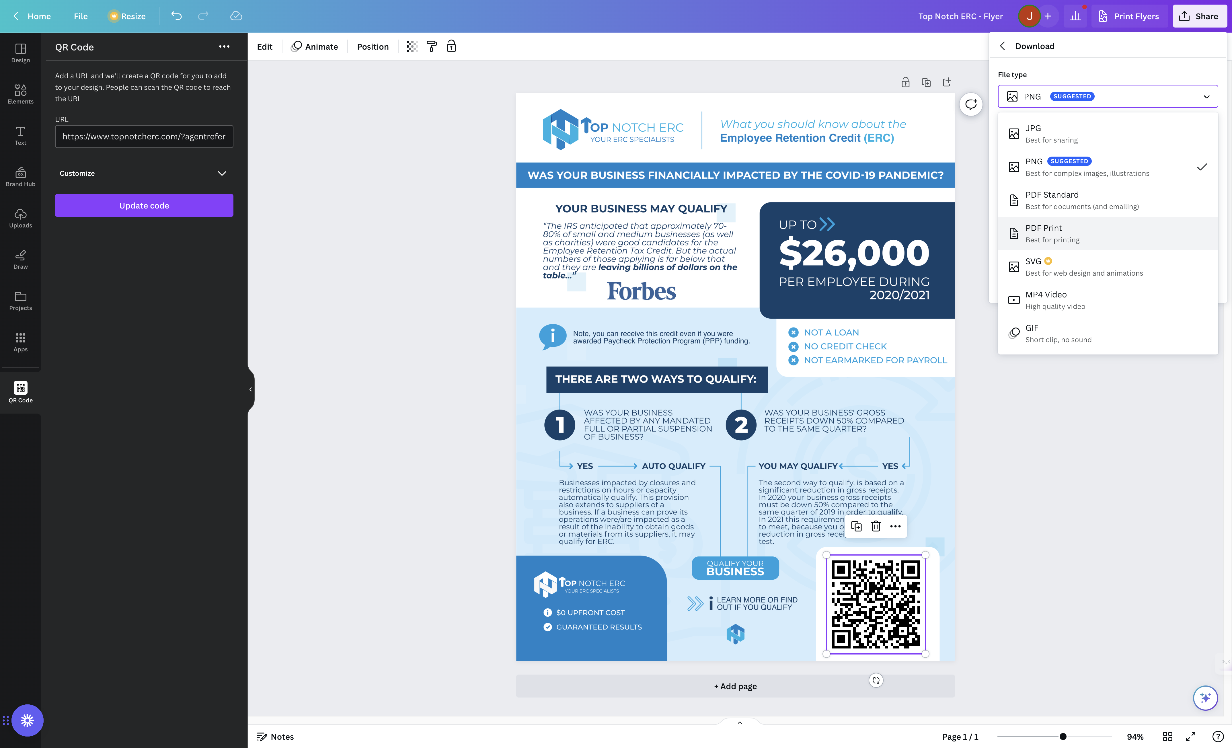 Select PDF Print