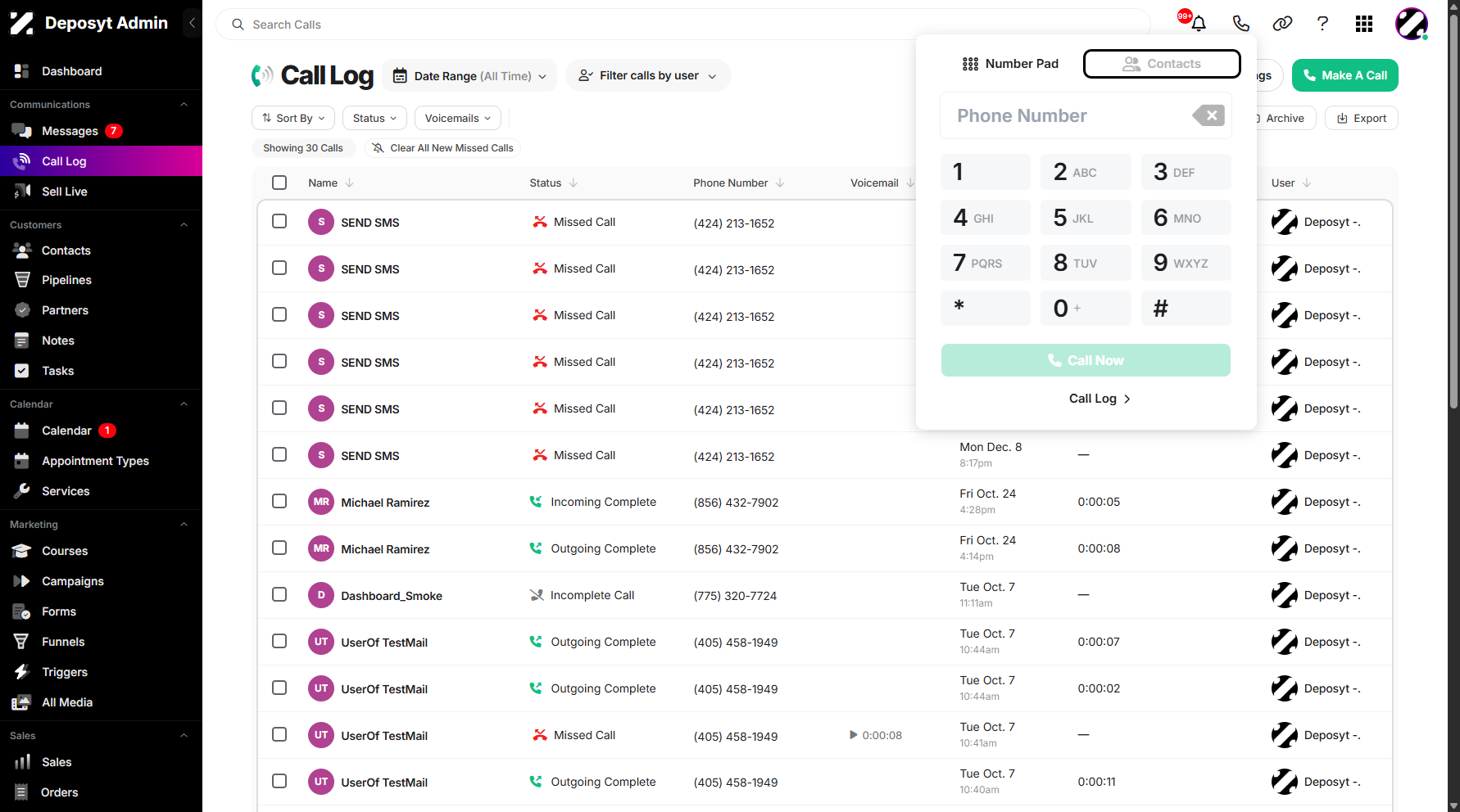 Step 5: Alternatively, click Contacts to navigate there directly.