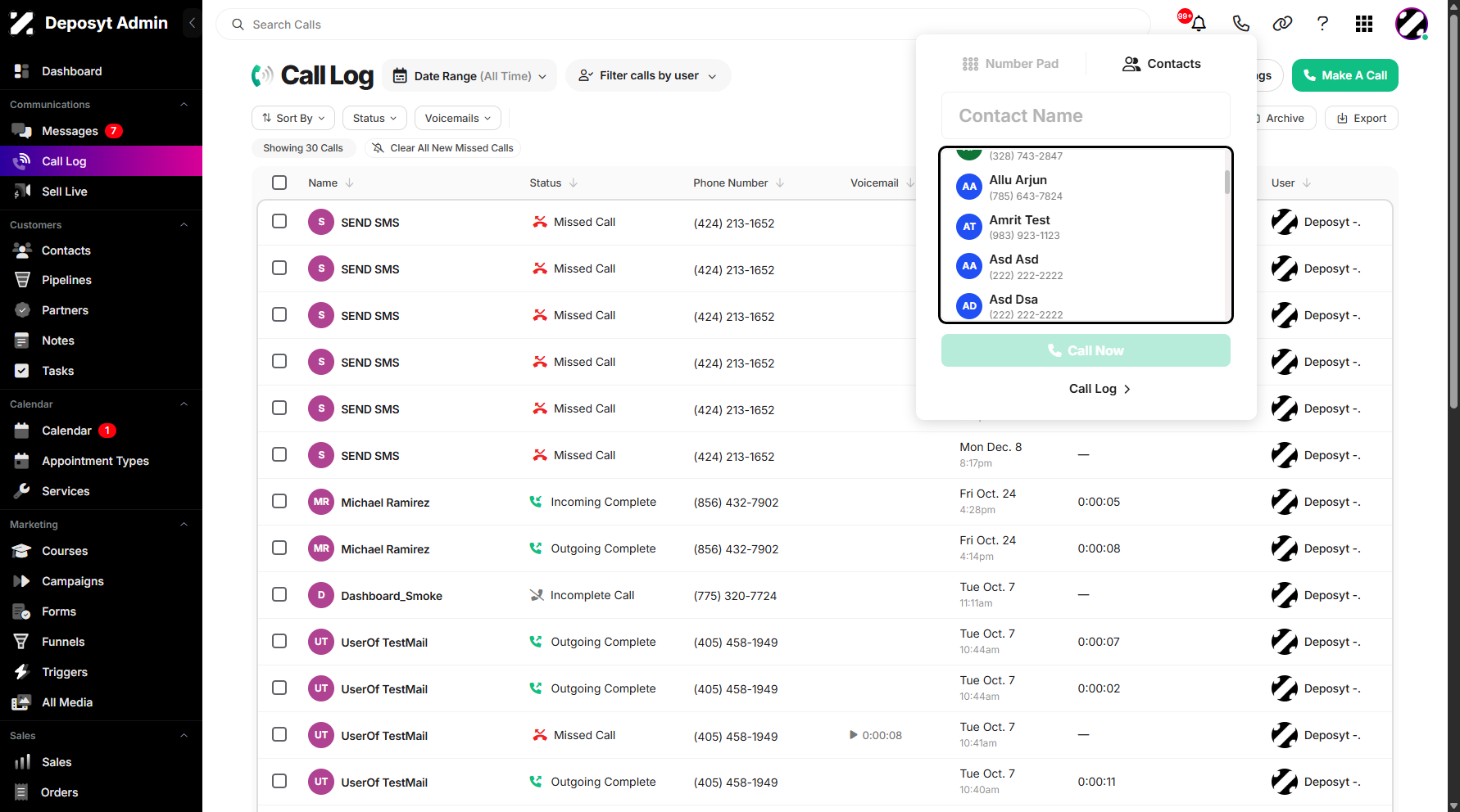 Step 6: From here, you can scroll down to find your contact’s name or type the contact’s name in the search bar.