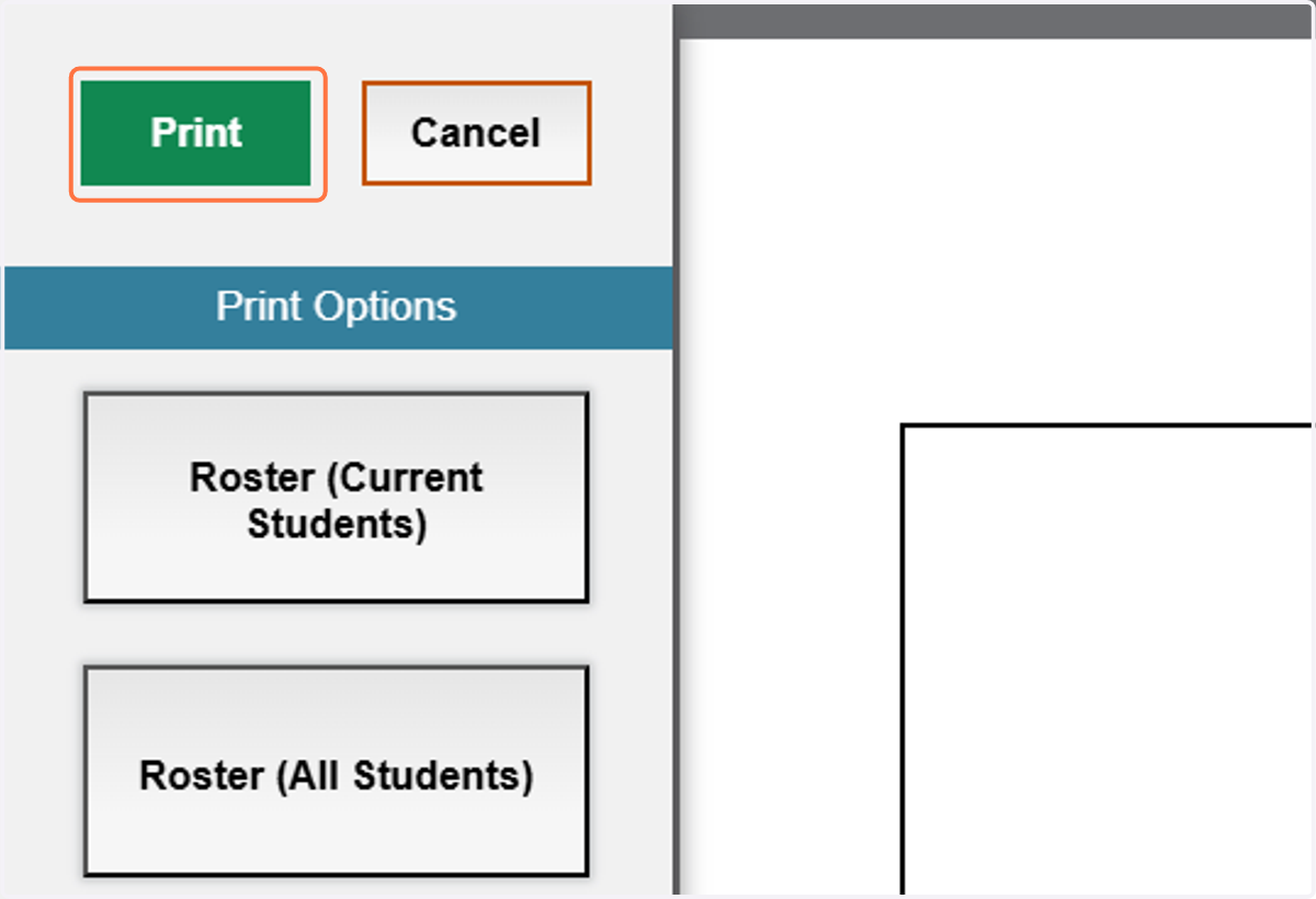 Click on Print and PDF will download and save to your computer