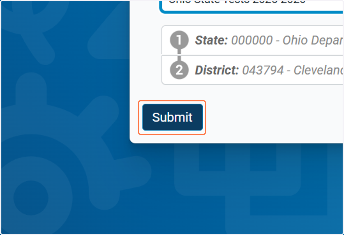 Click on Submit
