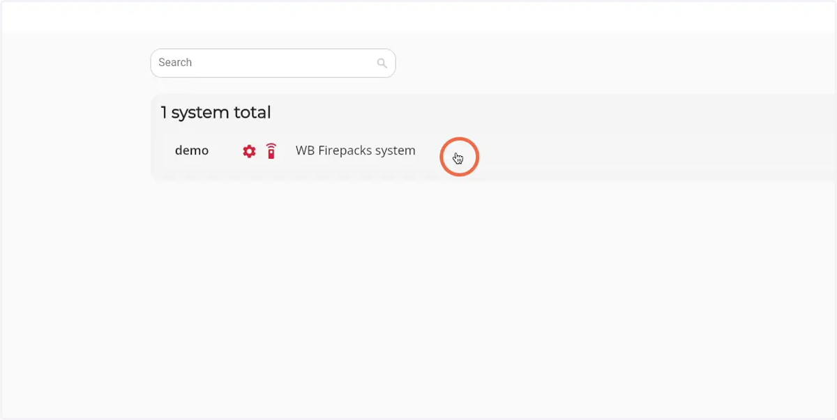 Click on the Firepack you would like to see the contact information of