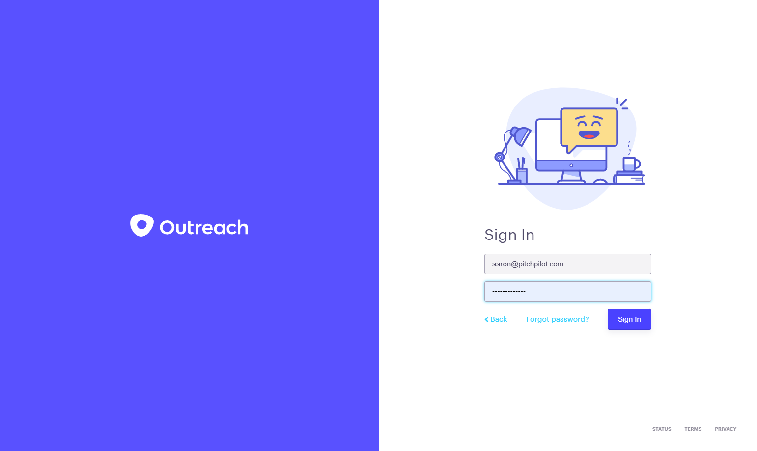Click on Sign In