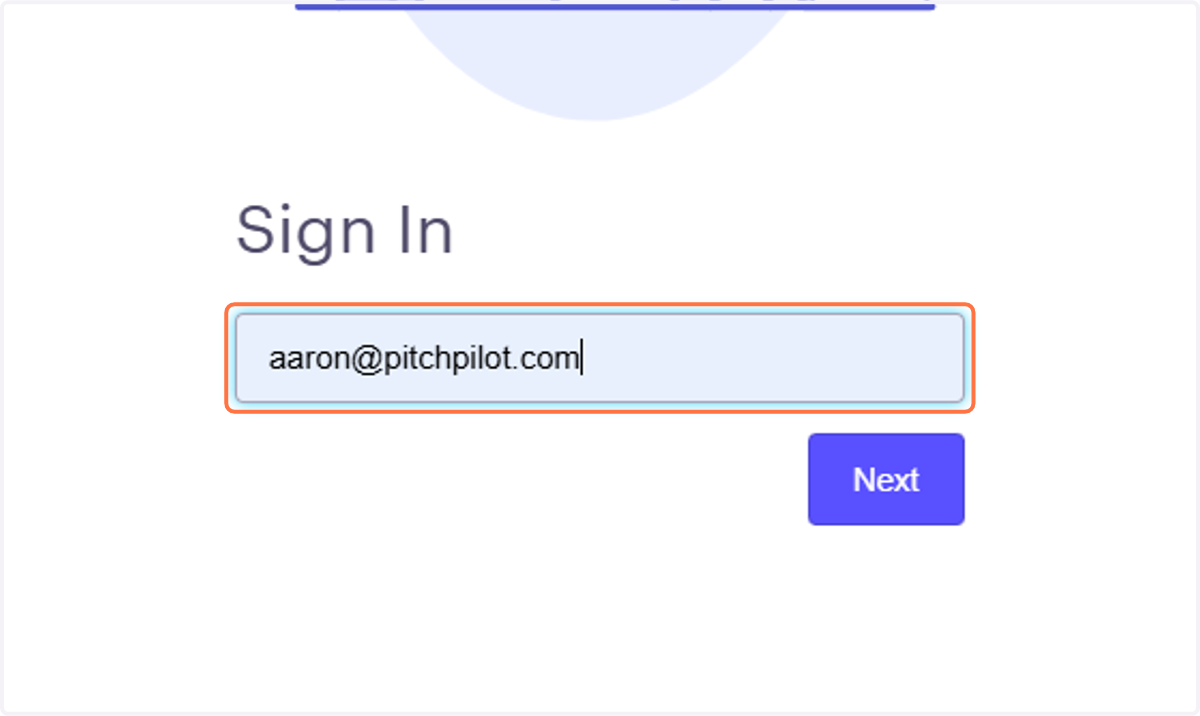 Enter your Outreach email