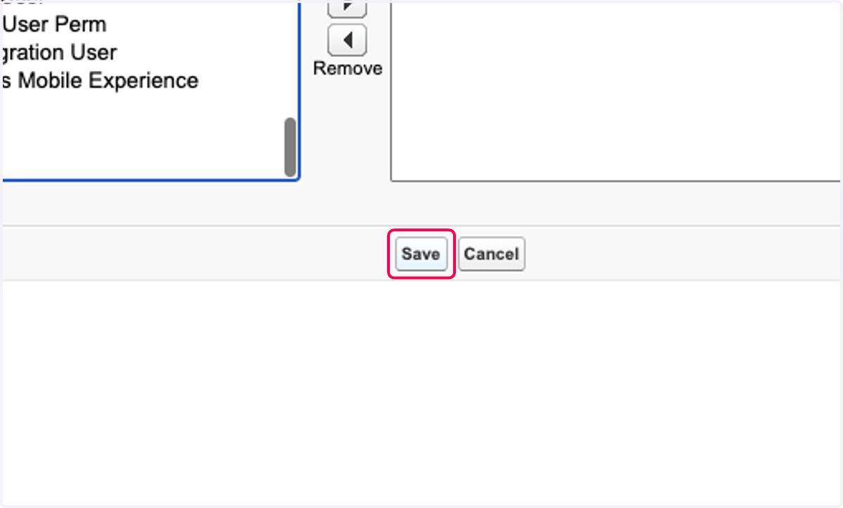Click on Save