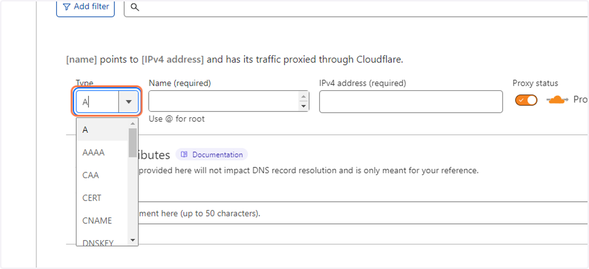 Click on dropdown trigger