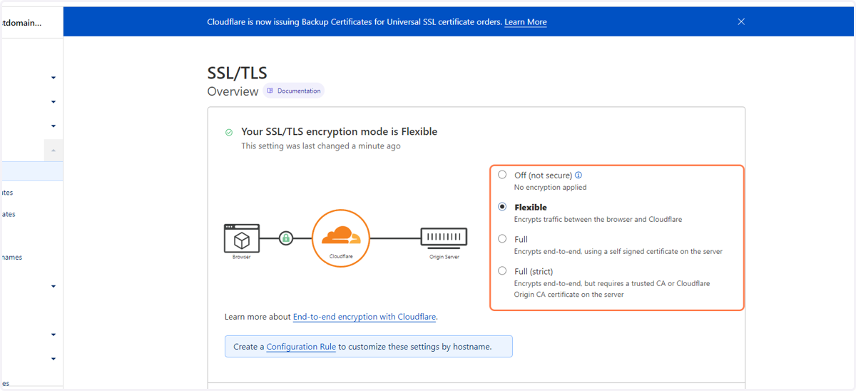 Select "flexible" (REQUIRED)