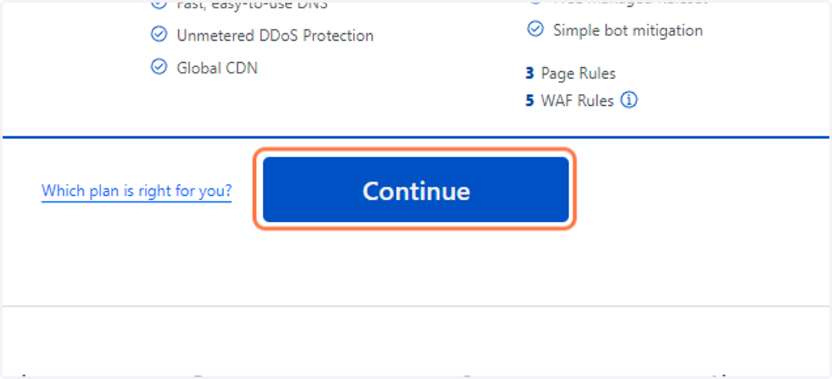 Click on Continue