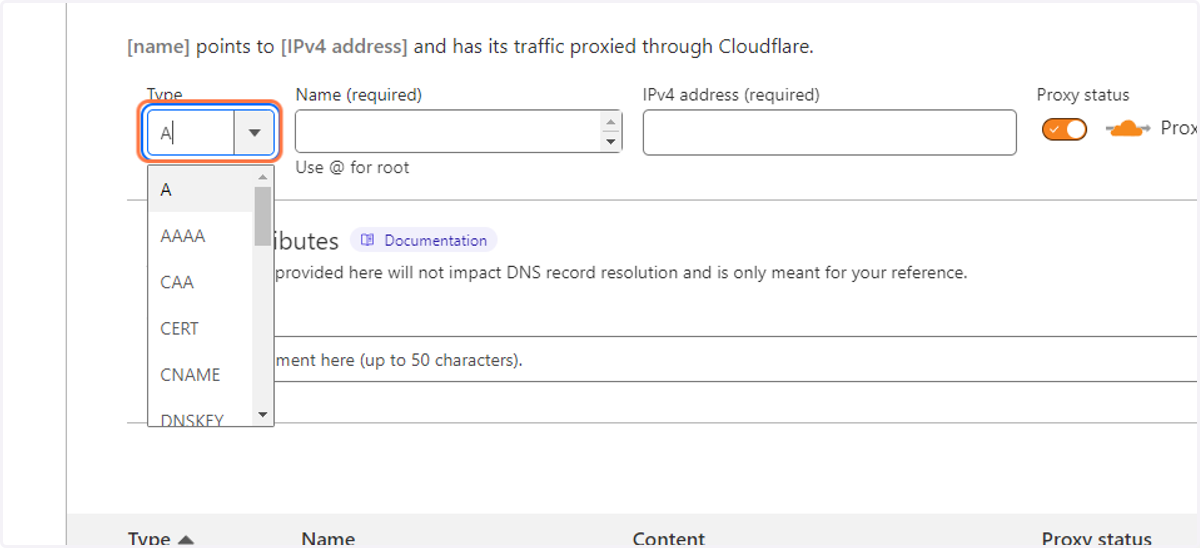 Click on dropdown trigger