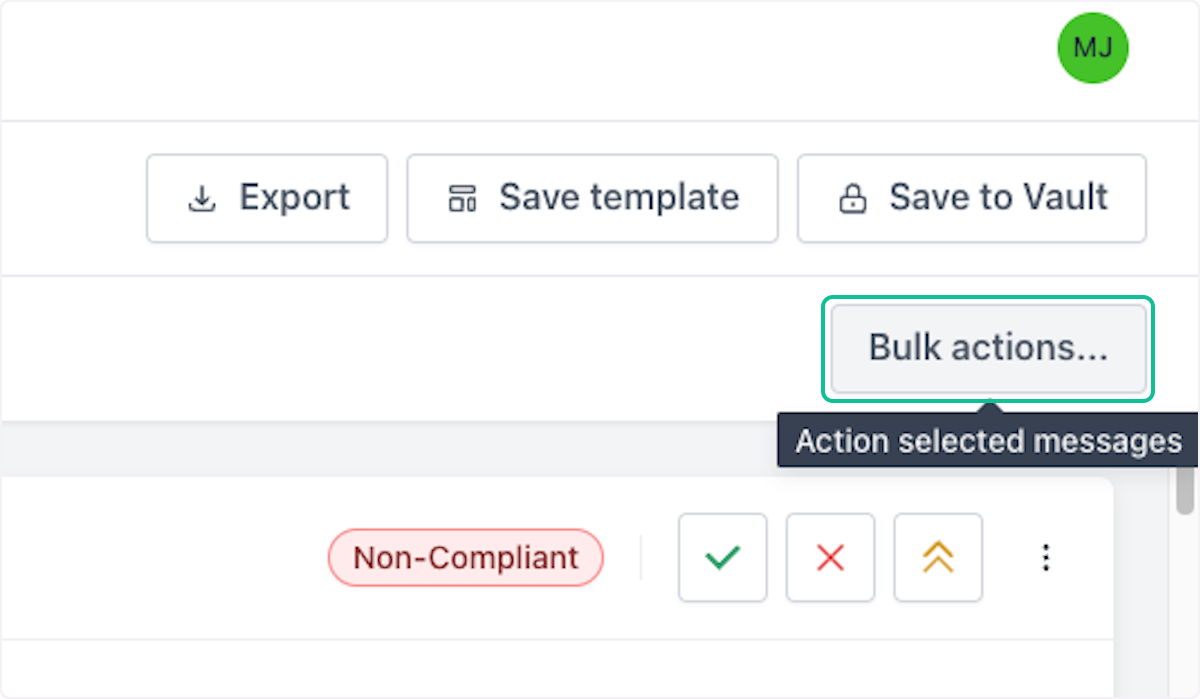 Click on Bulk actions...