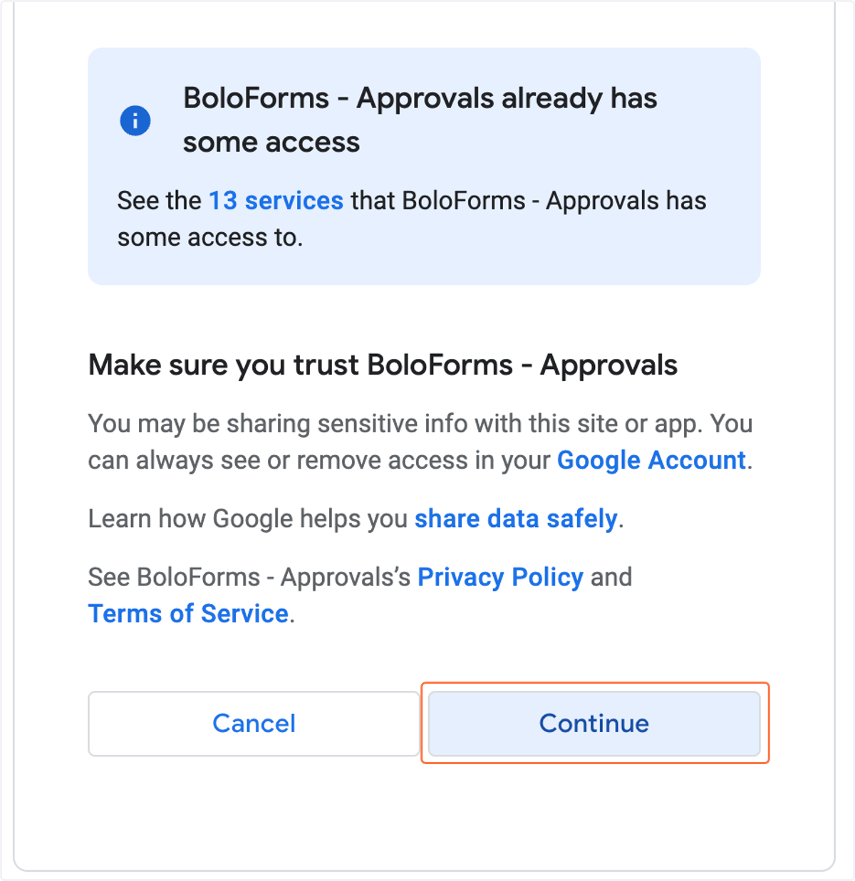 Give required permissions