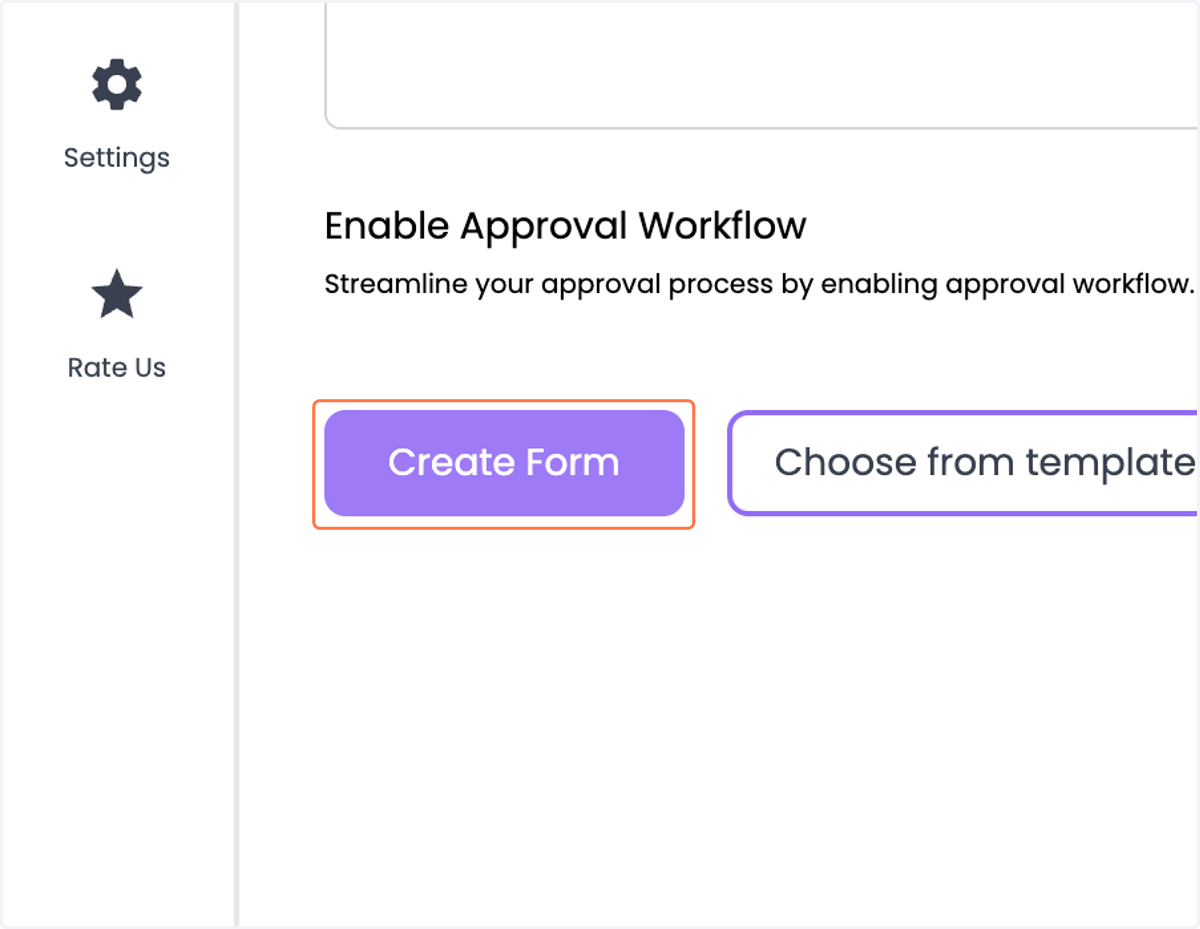 Click on Create Form