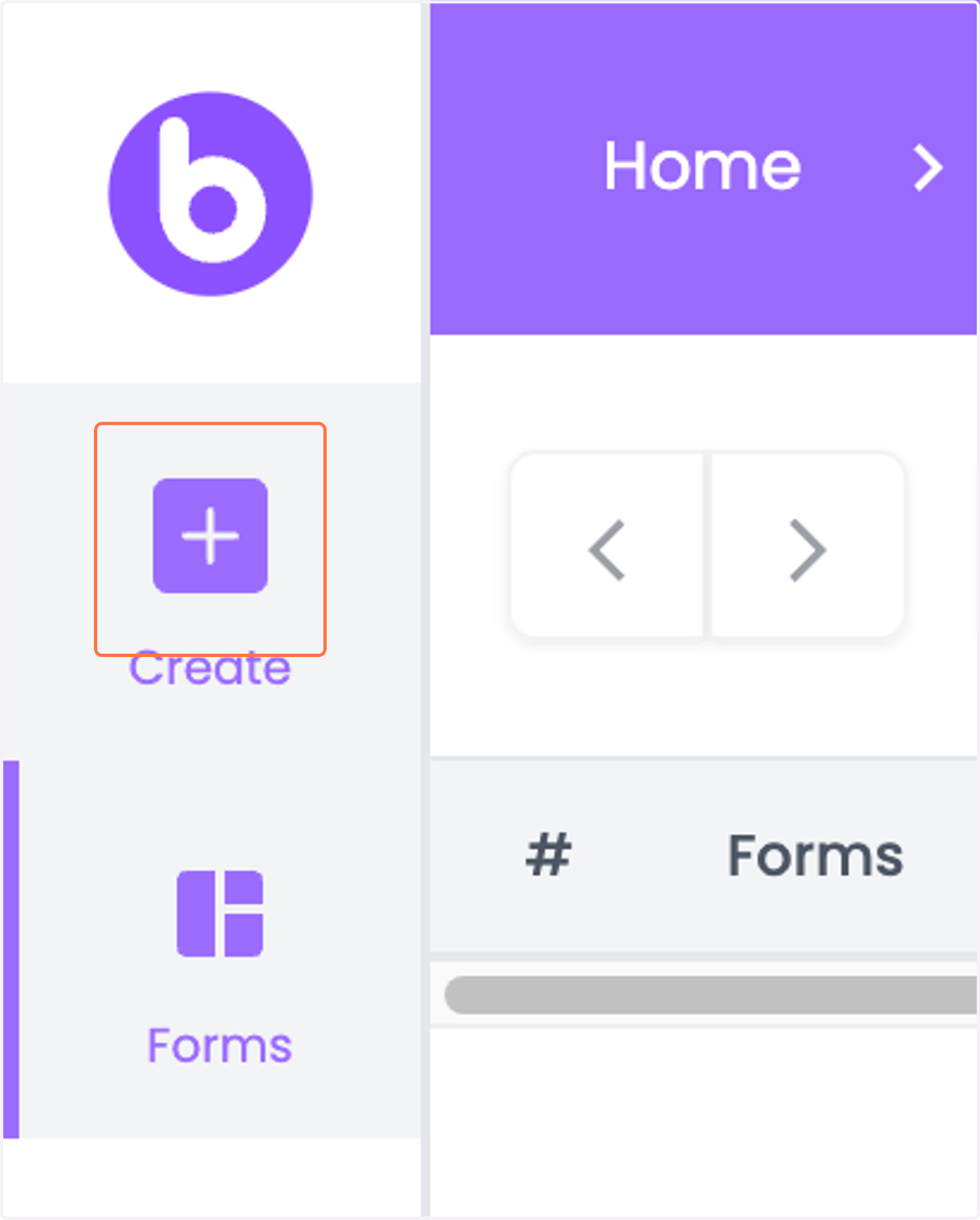 Click on Create