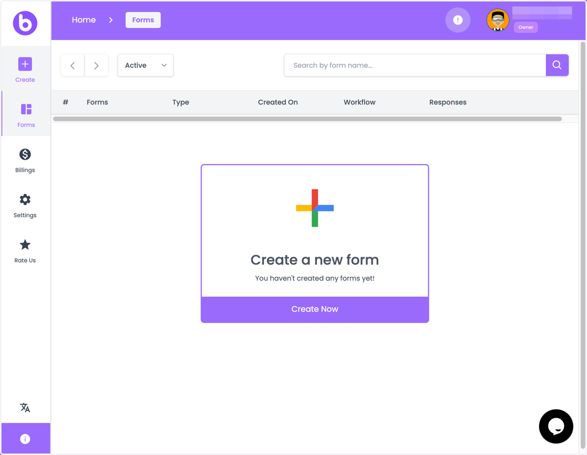 A dashboard will be created
