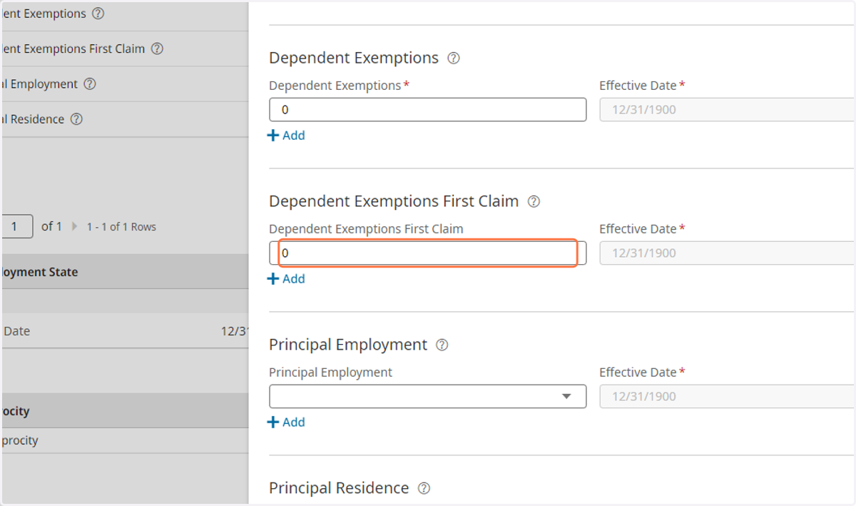 Dependent Exemptions First Claim