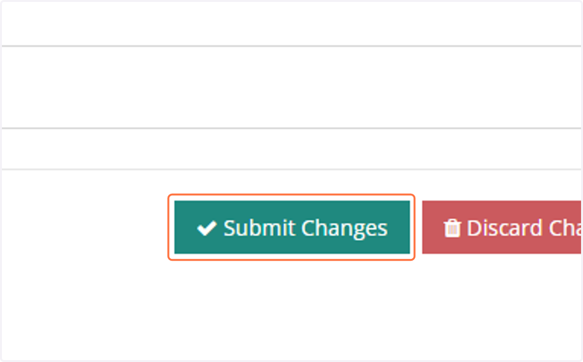 Click on Submit Changes