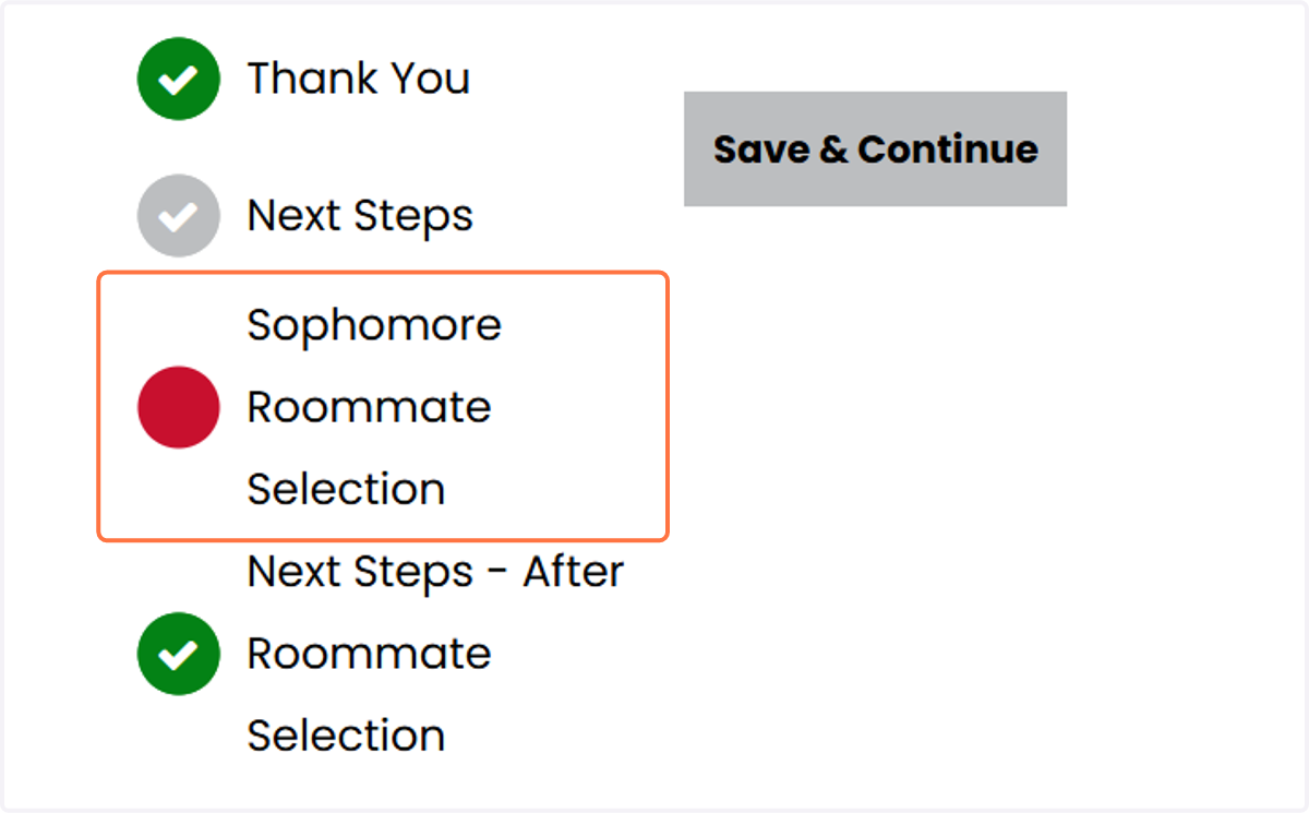 To Confirm a Roommate Request.