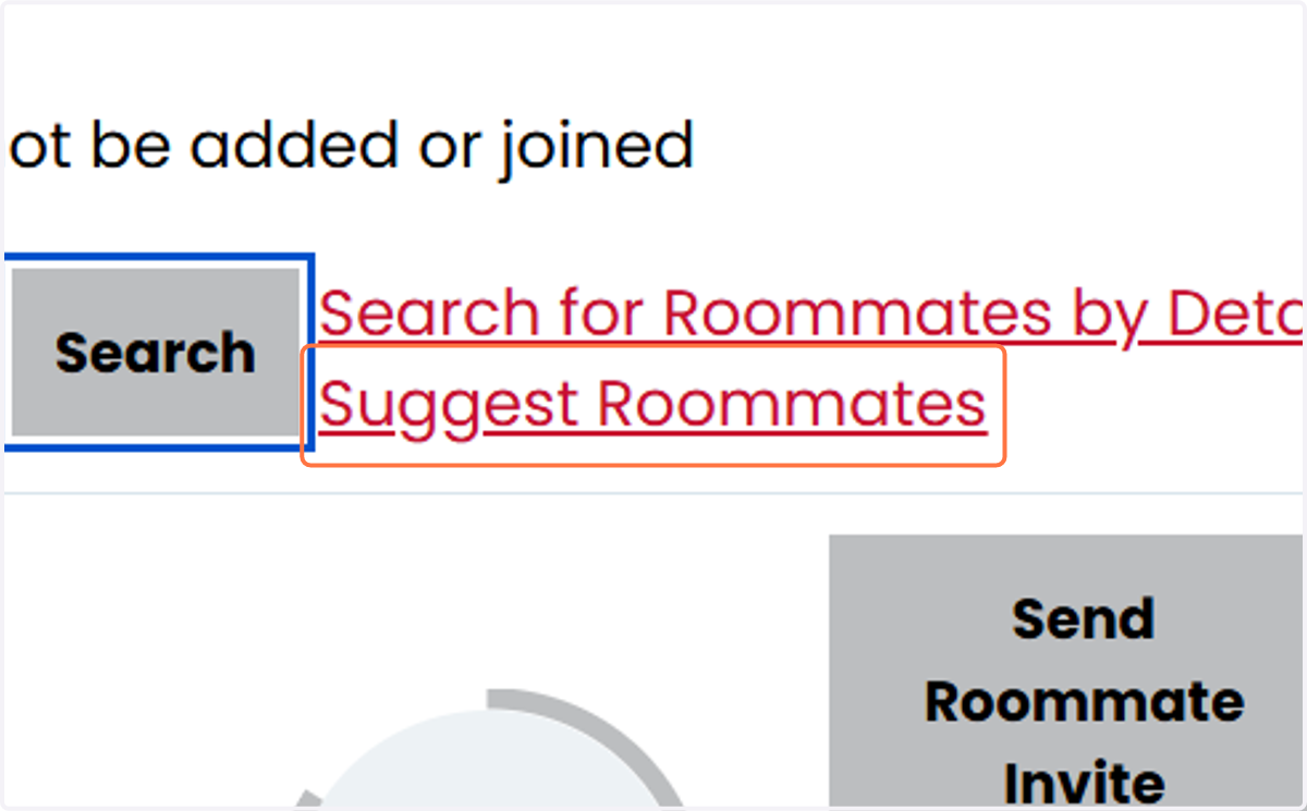 Option 3: Suggest Roommates