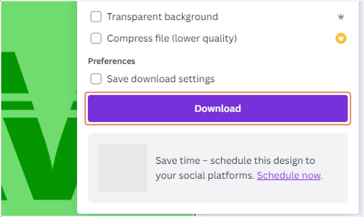 Click on Download