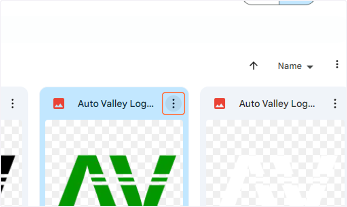 Click on the three dots to open the More actions menu