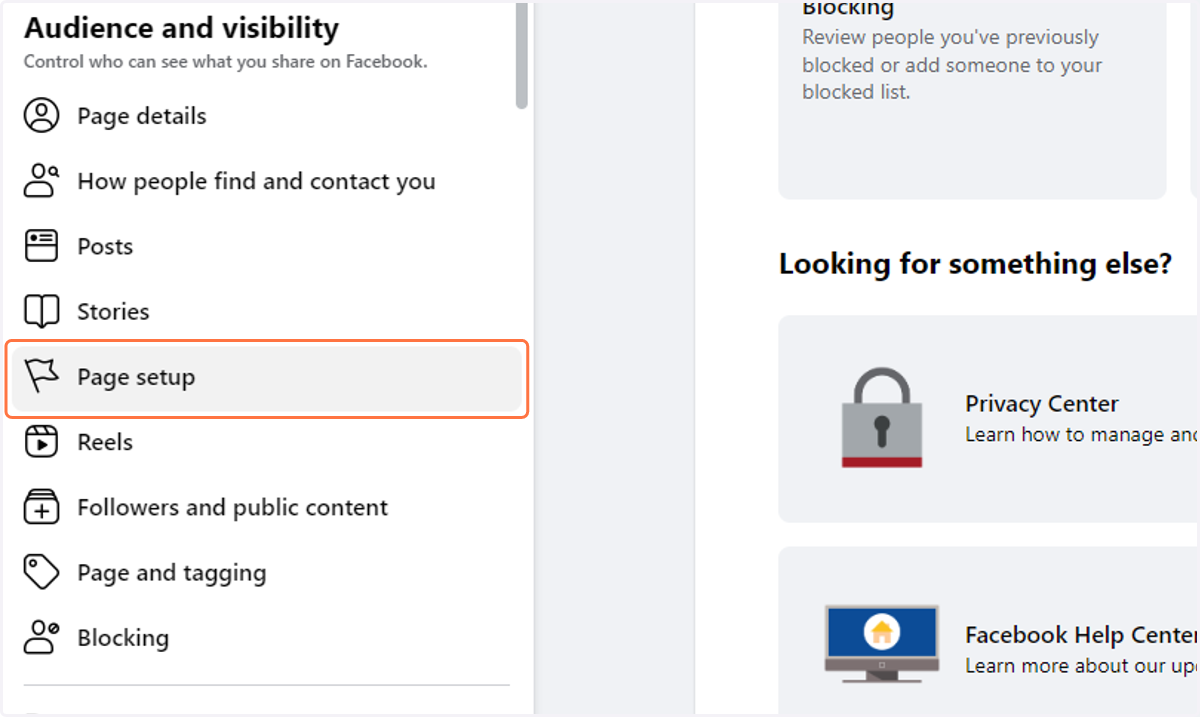 Click on Page setup