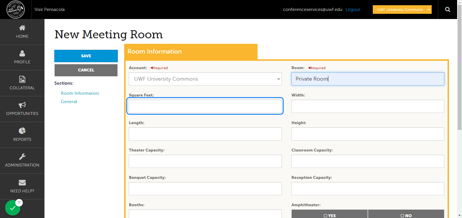 Type "Private Room"