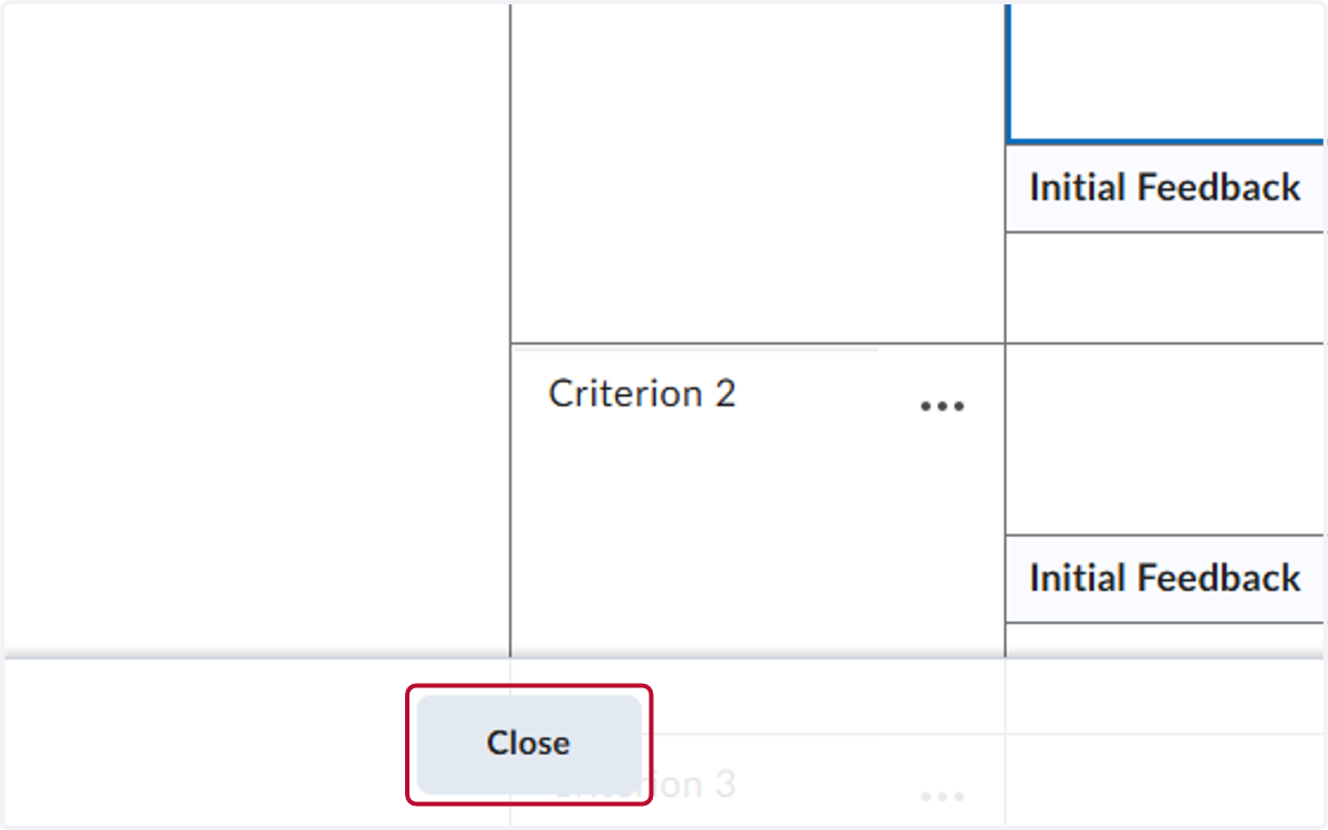 Click on Close