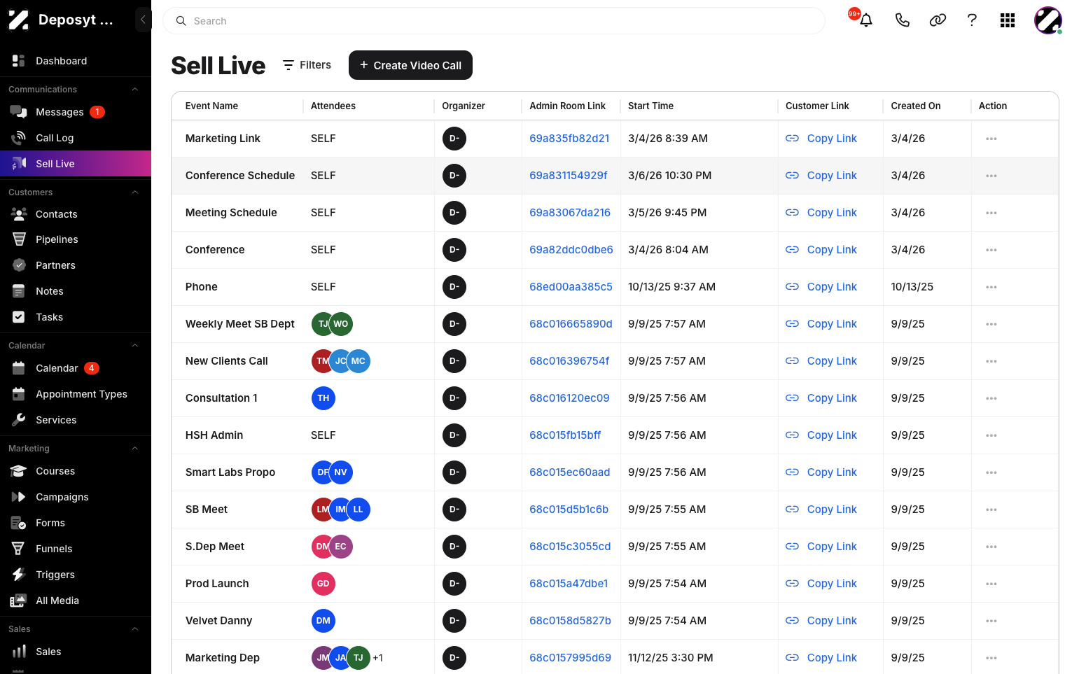 Step 3: Click on the three-dots button under the Action column.