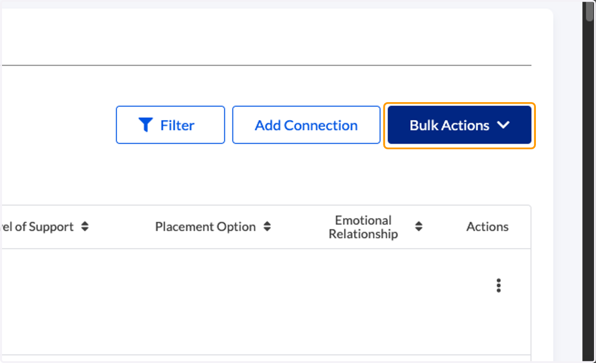 Click on 'Bulk Actions'