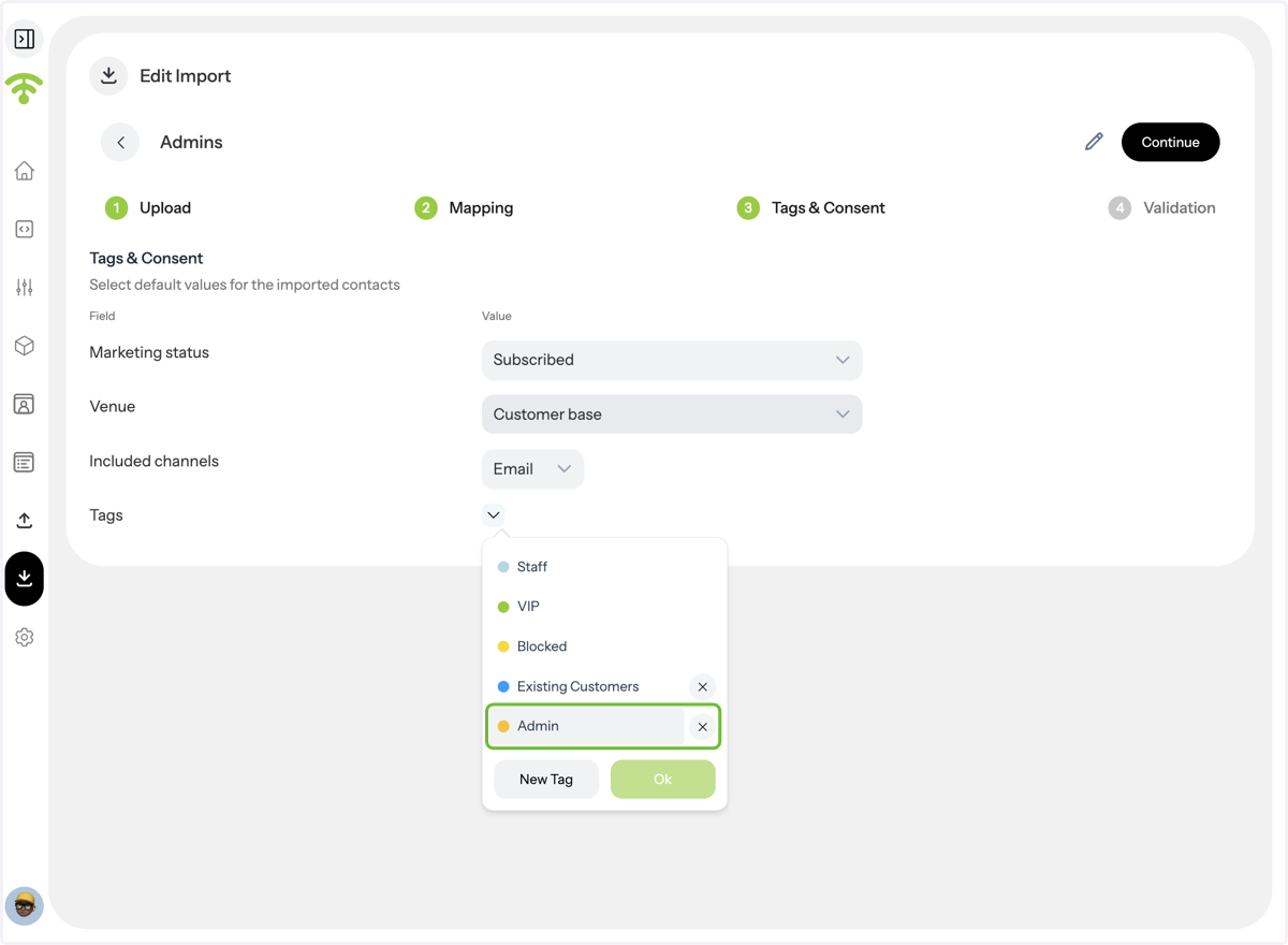 Add Tags
