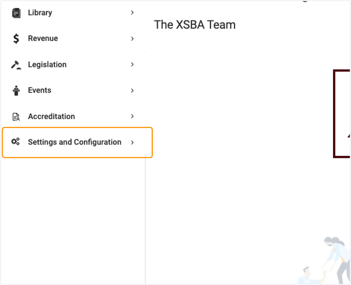 Click on Settings and Configuration